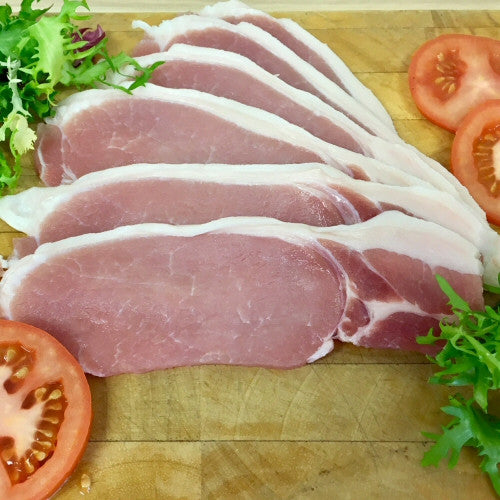 Bacon - Dry Cured Smoked Short Back - 500g
